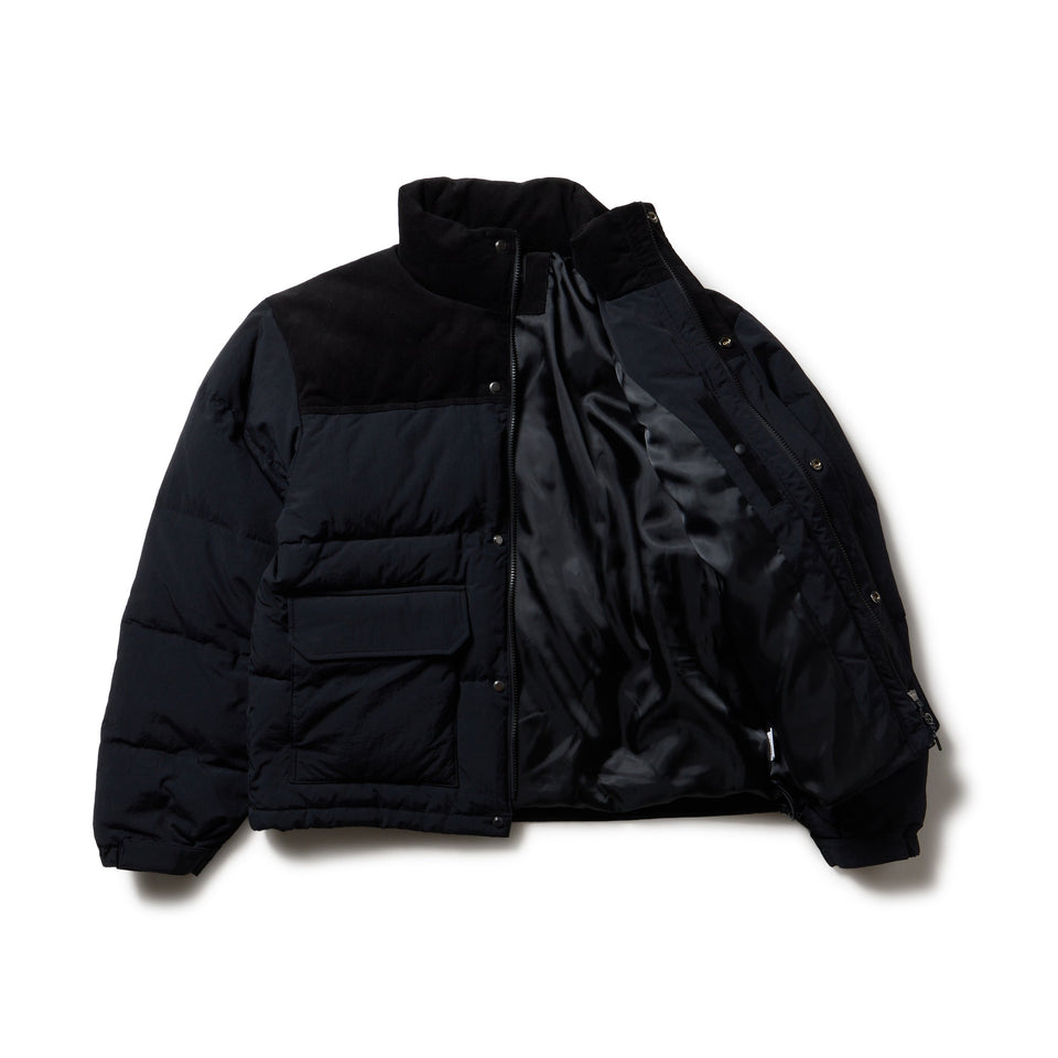 ダウンジャケット コーデュロイ コンビ ブラック FW25 - 14682727 - S | NEW ERA ニューエラ公式オンラインストア