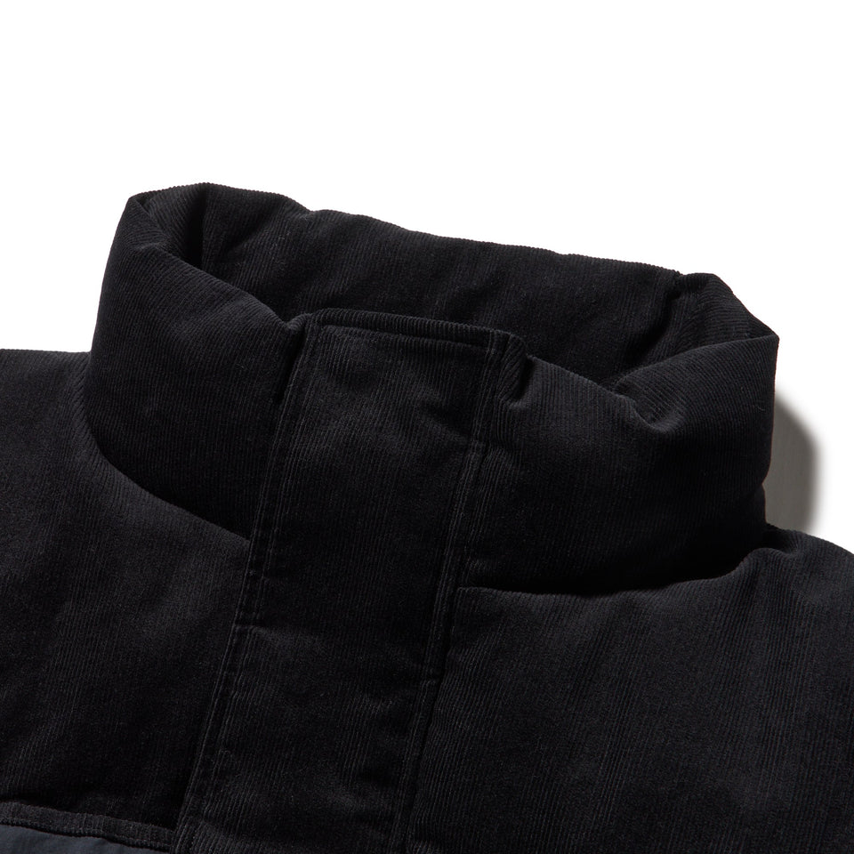 ダウンジャケット コーデュロイ コンビ ブラック FW25 - 14682727 - S | NEW ERA ニューエラ公式オンラインストア