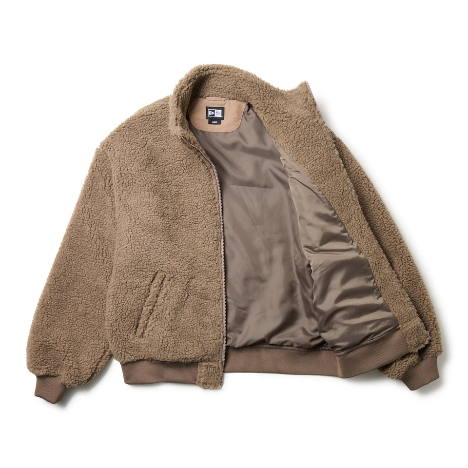 ボアブルゾン モカ FW25 オーバーサイズド - 14682728 - S | NEW ERA ニューエラ公式オンラインストア