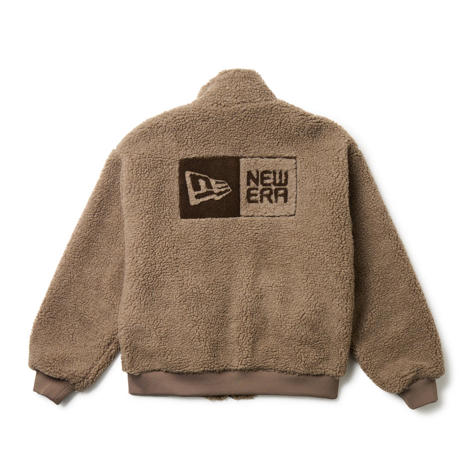ボアブルゾン モカ FW25 オーバーサイズド - 14682728 - S | NEW ERA ニューエラ公式オンラインストア