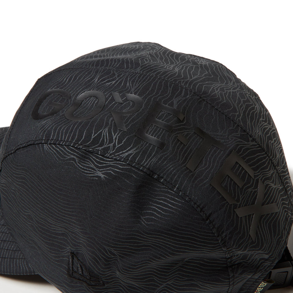ジェットキャップ GORE-TEX 2L Topographic surface ブラック