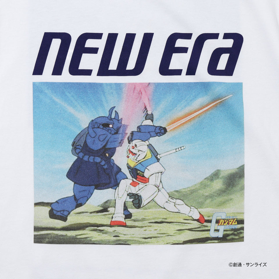 半袖 ウォッシュドコットン Tシャツ 機動戦士ガンダム オフホワイト