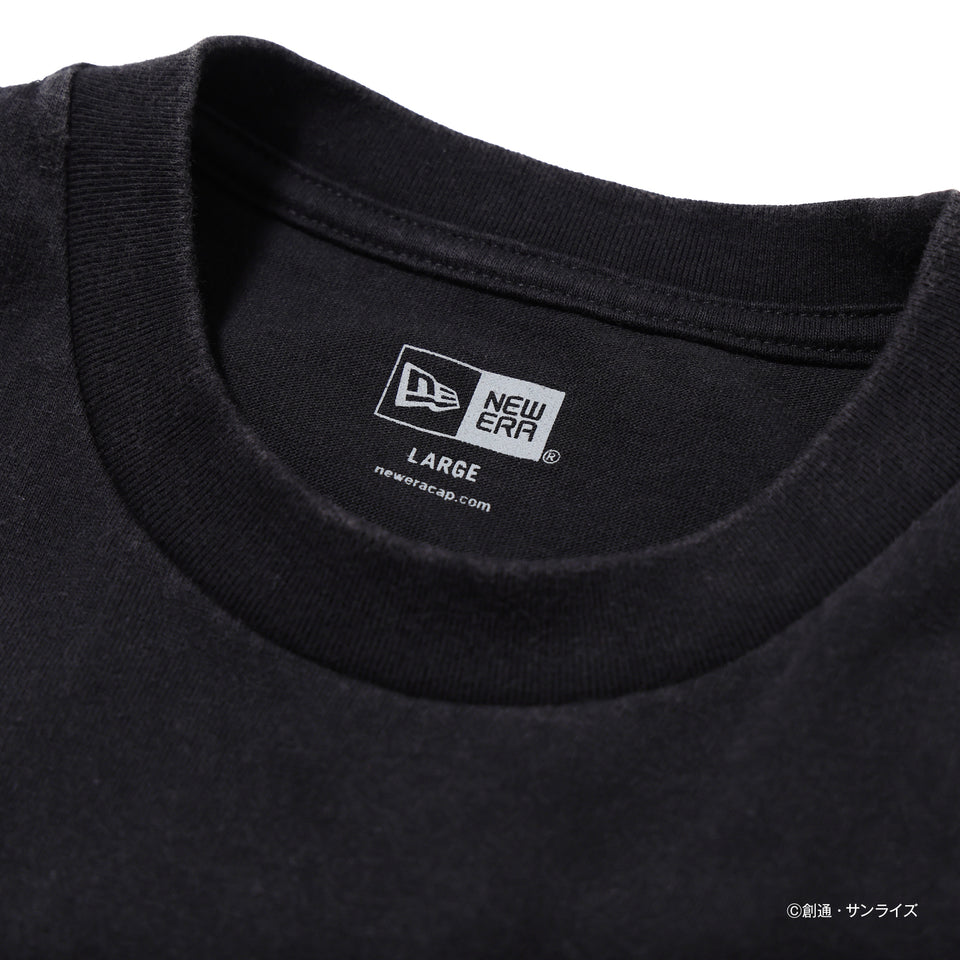 半袖 ウォッシュドコットン Tシャツ 機動戦士ガンダム ブラック