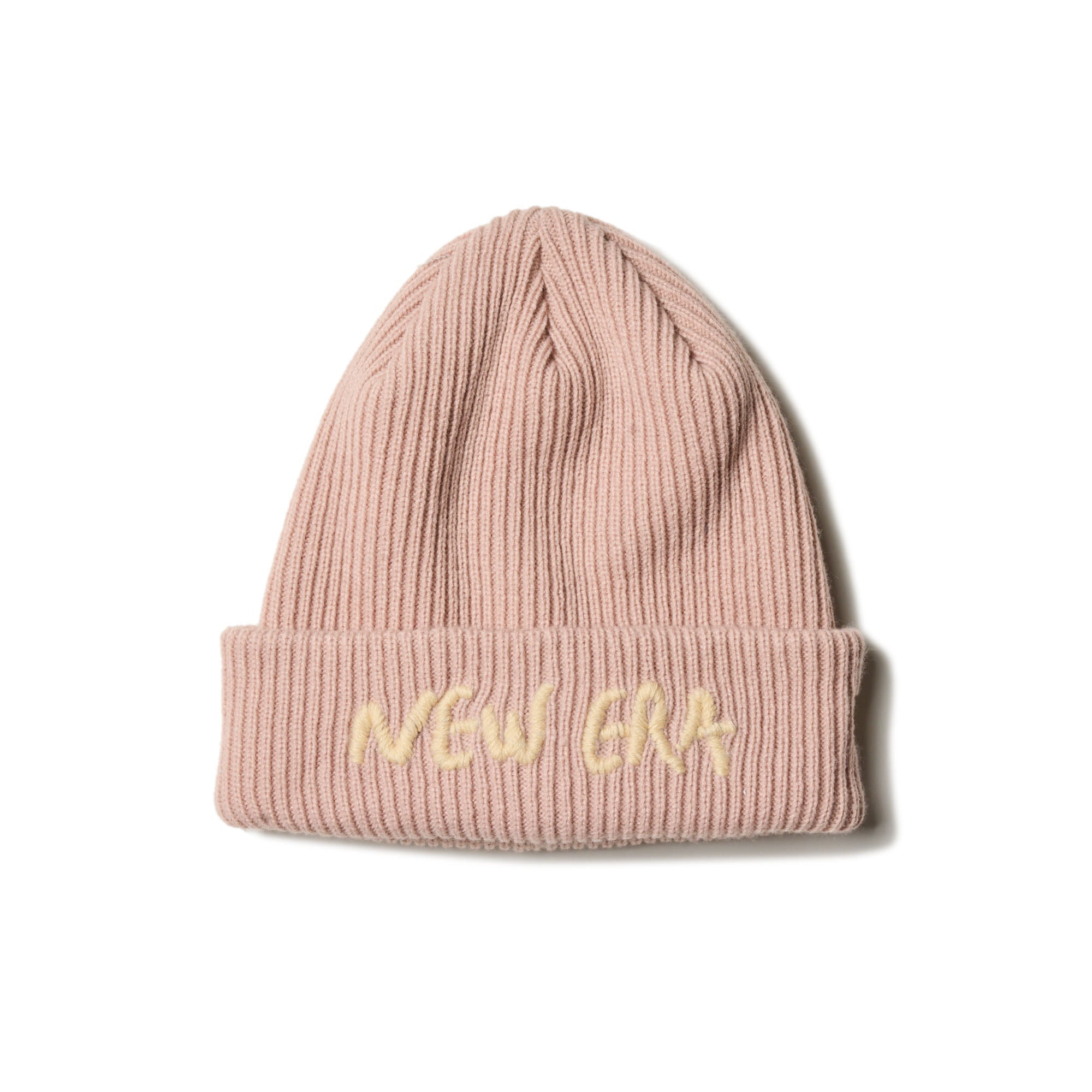 ベーシック カフニット Handwritten Logo ラスティピンク | ニューエラ