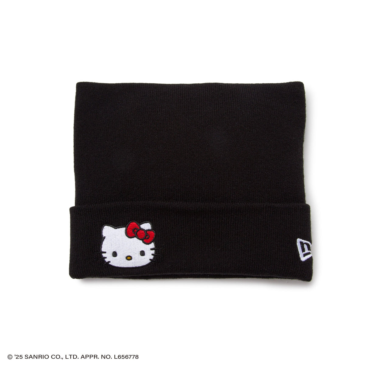 スクエアニット HELLO KITTY ハローキティ ブラック