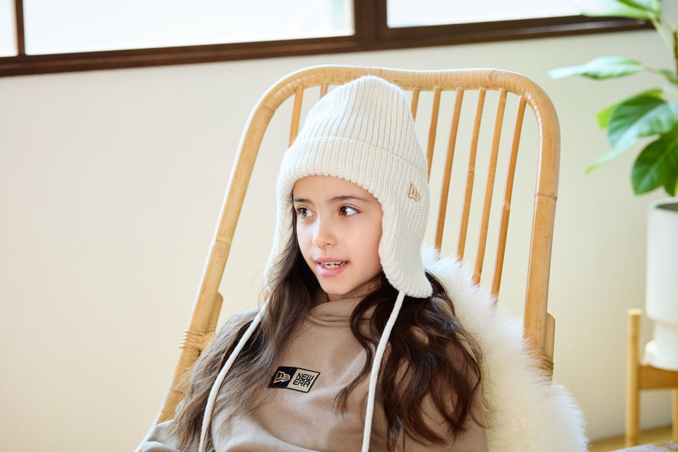 Kid's ニットトラッパー アイボリー - 14325265 - YTH | NEW ERA ニューエラ公式オンラインストア