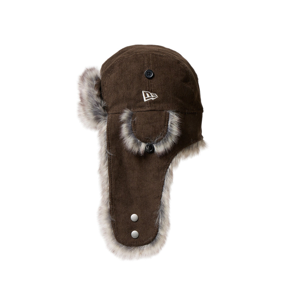キッズ Kid's トラッパー ロサンゼルス・ドジャース コーデュロイ ウォルナット - 14671663 - SM | NEW ERA ニューエラ公式オンラインストア