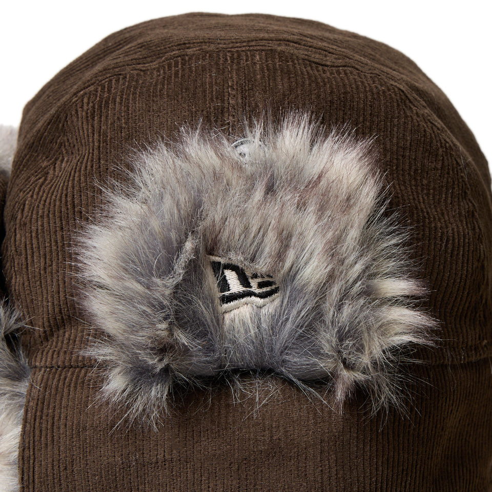 キッズ Kid's トラッパー ロサンゼルス・ドジャース コーデュロイ ウォルナット - 14671663 - SM | NEW ERA ニューエラ公式オンラインストア