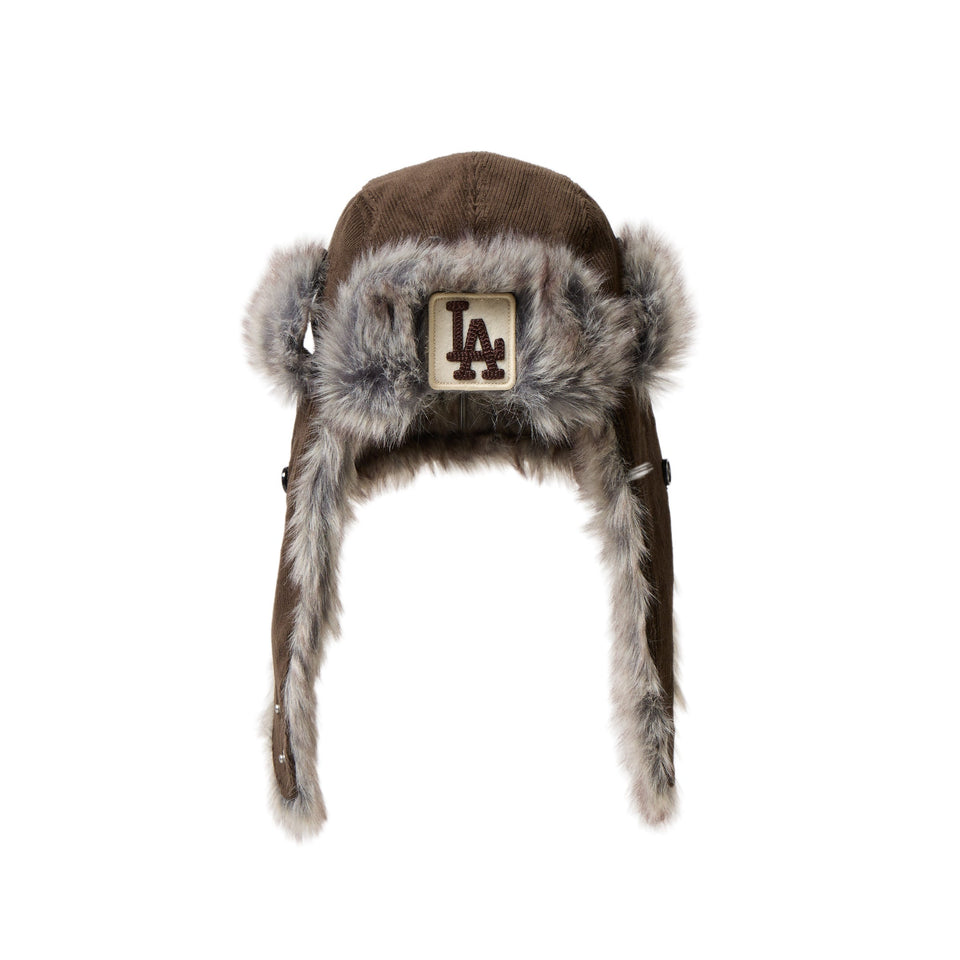 キッズ Kid's トラッパー ロサンゼルス・ドジャース コーデュロイ ウォルナット - 14671663 - SM | NEW ERA ニューエラ公式オンラインストア