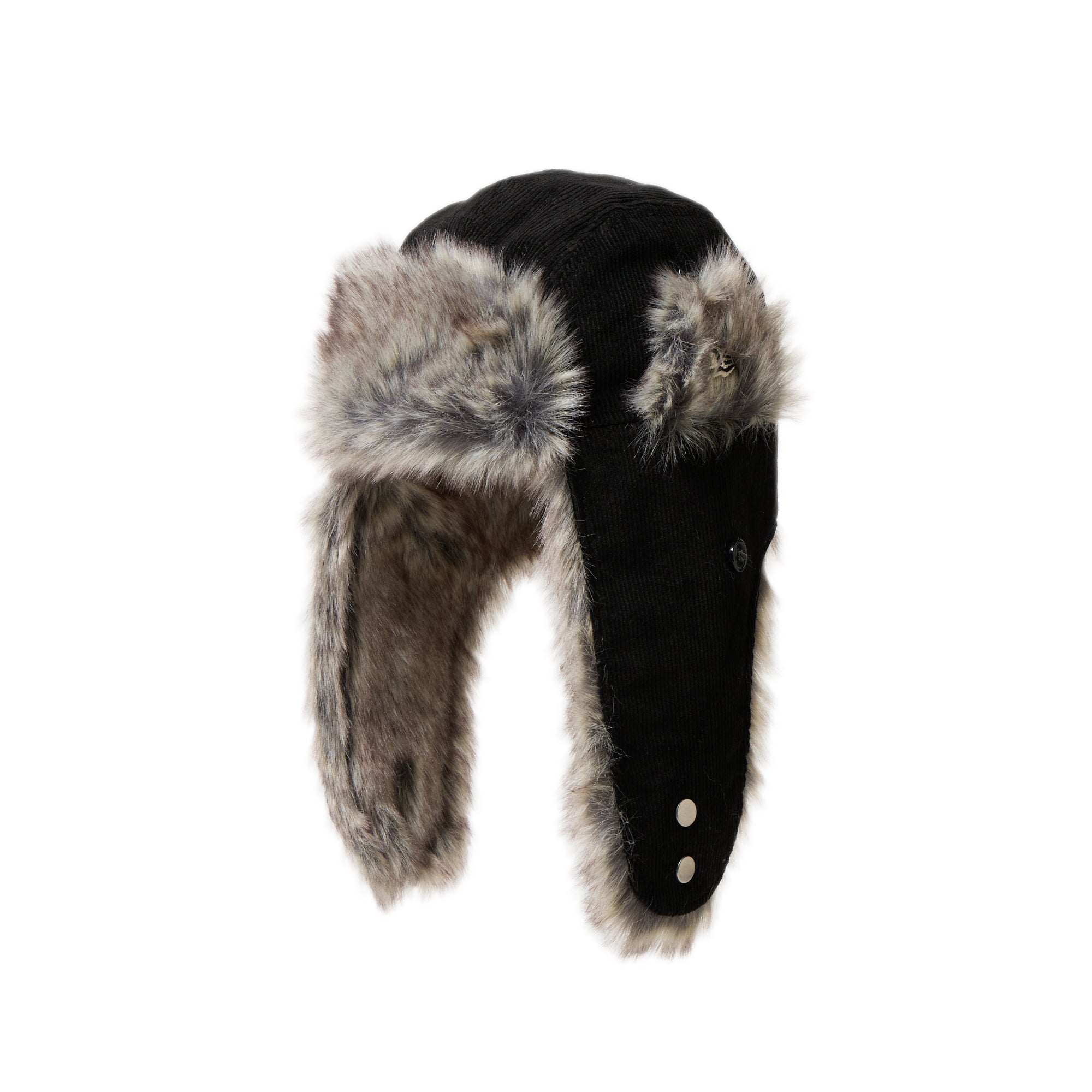 キッズ Kid's トラッパー コーデュロイ ブラック | ニューエラ