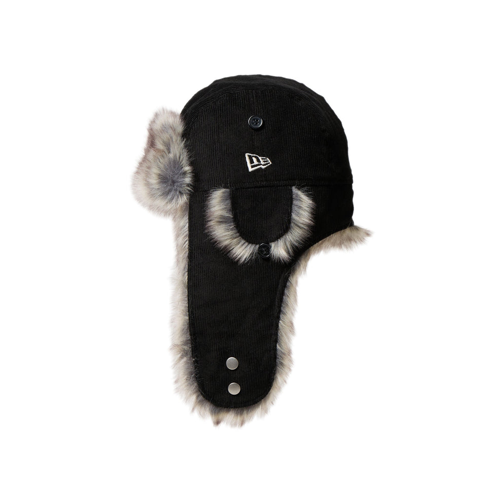 キッズ Kid's トラッパー コーデュロイ ブラック - 14671664 - SM | NEW ERA ニューエラ公式オンラインストア