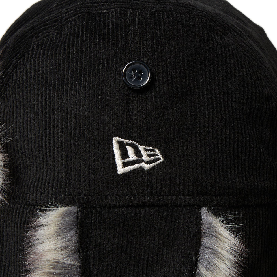 キッズ Kid's トラッパー コーデュロイ ブラック - 14671664 - SM | NEW ERA ニューエラ公式オンラインストア