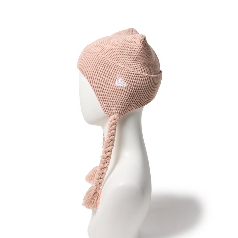 キッズ Kid's スクエアニット フラップ ラスティピンク - 14671668 - YTH | NEW ERA ニューエラ公式オンラインストア