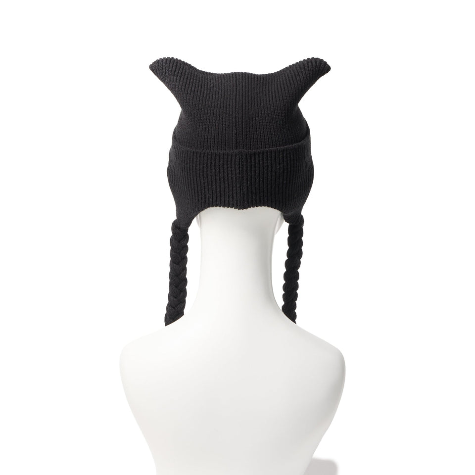 キッズ Kid's スクエアニット フラップ ブラック - 14671669 - YTH | NEW ERA ニューエラ公式オンラインストア