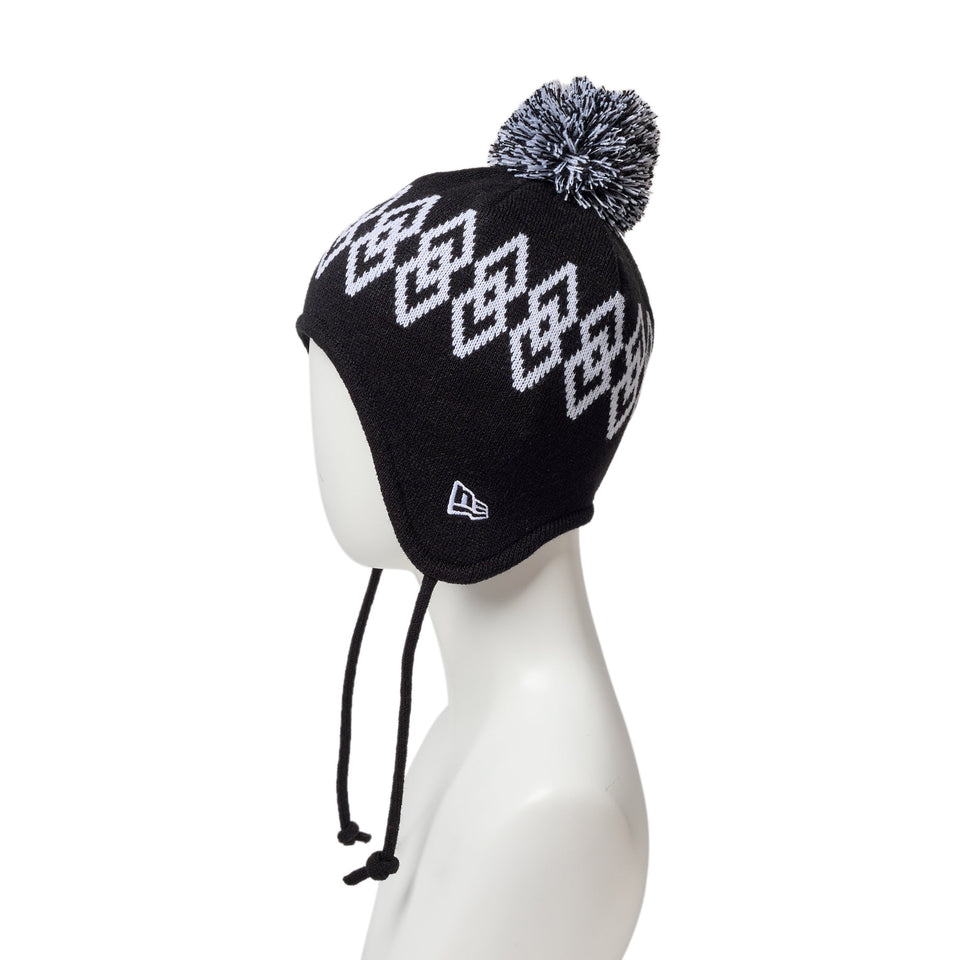 キッズ Kid's ポンポンニット イヤーフラップ ブラック - 14671678 - YTH | NEW ERA ニューエラ公式オンラインストア