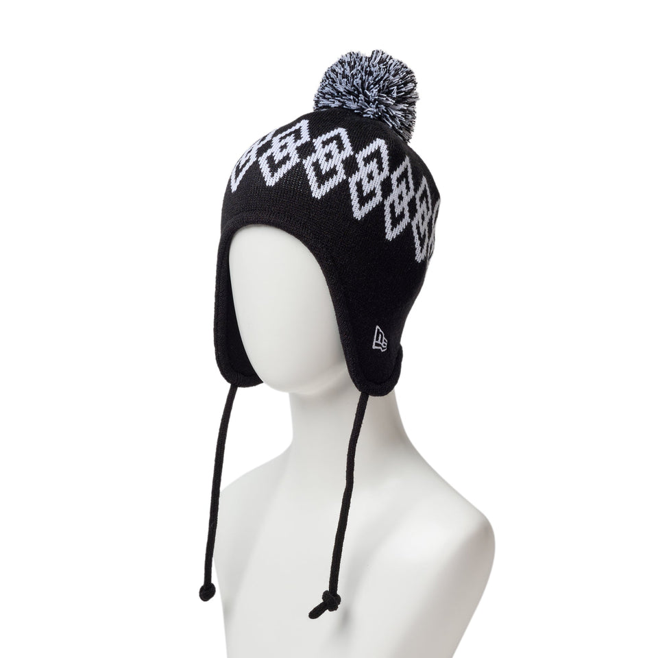 キッズ Kid's ポンポンニット イヤーフラップ ブラック - 14671678 - YTH | NEW ERA ニューエラ公式オンラインストア