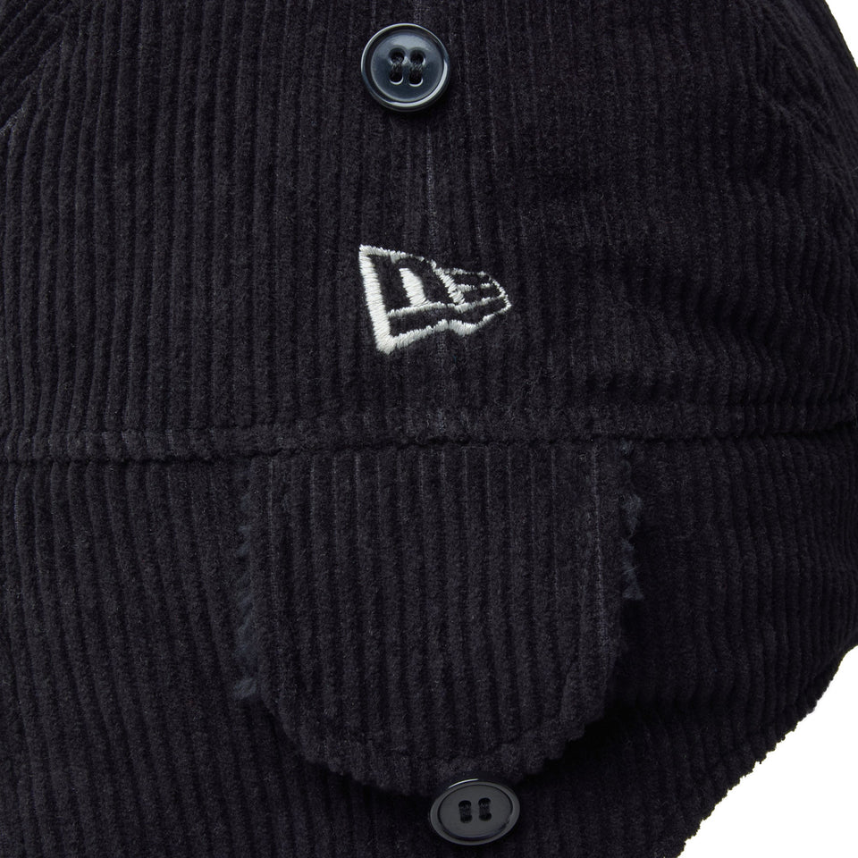 NEW ERA/ニューエラ トラッパー Corduroy コーデュロイ ブラック