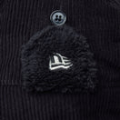Kid's トラッパー Mink Fleece Corduroy ミンクフリース コーデュロイ ブラック【ニューエラアウトドア】 - 14357850 - SM | NEW ERA ニューエラ公式オンラインストア
