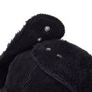 Kid's トラッパー Mink Fleece Corduroy ミンクフリース コーデュロイ ブラック【ニューエラアウトドア】 - 14357850 - SM | NEW ERA ニューエラ公式オンラインストア