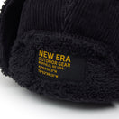 Kid's トラッパー Mink Fleece Corduroy ミンクフリース コーデュロイ ブラック【ニューエラアウトドア】 - 14357850 - SM | NEW ERA ニューエラ公式オンラインストア