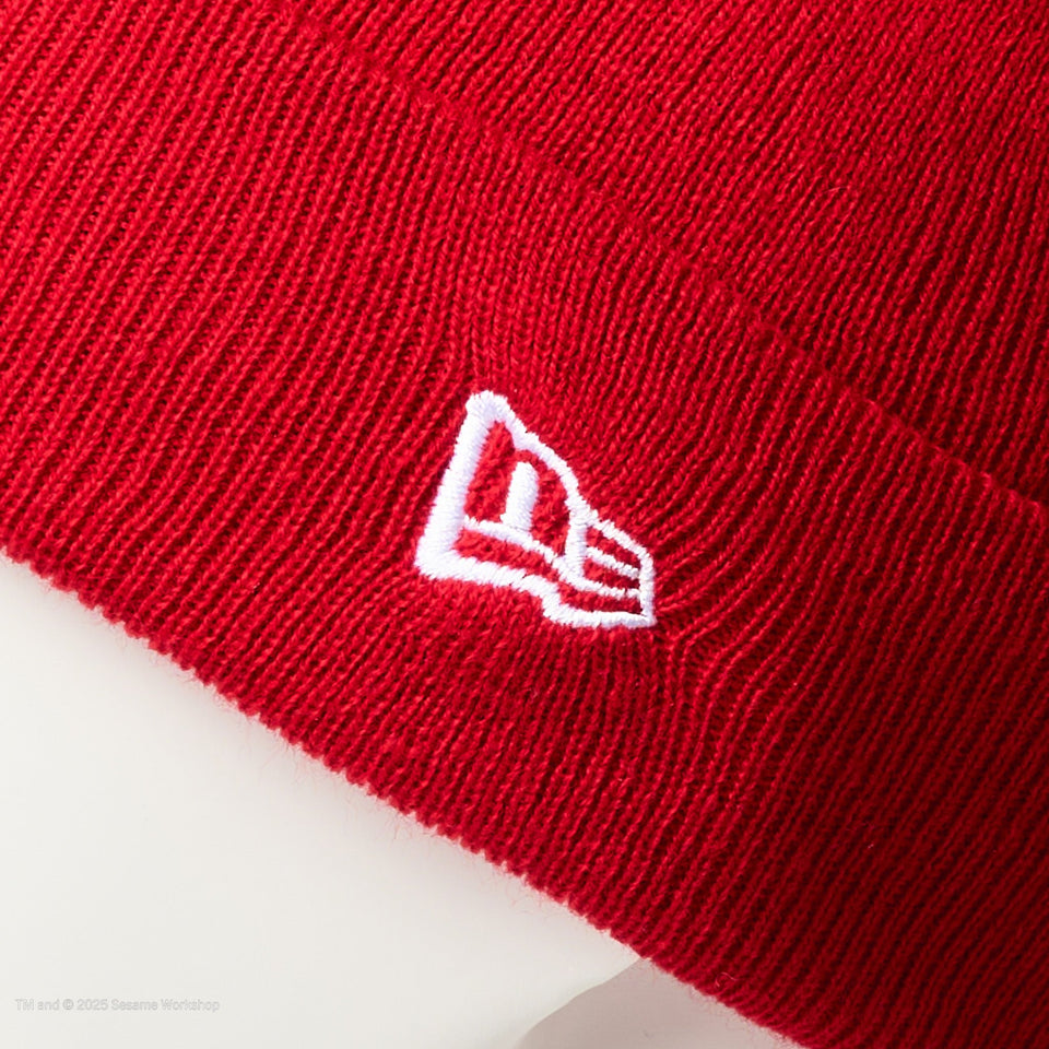 キッズ Kid's ベーシック カフニット SESAME STREET セサミストリート Elmo エルモ レッド - 14682535 - YTH | NEW ERA ニューエラ公式オンラインストア