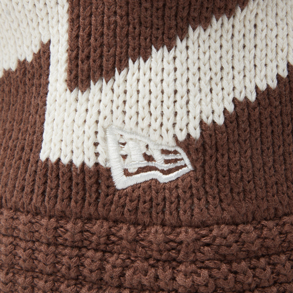 ニットバケット Knit Bucket Nパターン ウォルナット - 14363627 - SM | NEW ERA ニューエラ公式オンラインストア