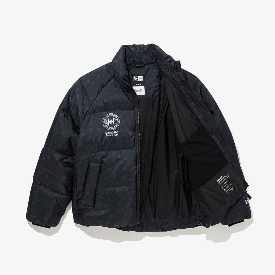 ダウンジャケット Kompakt Record Bar ネイビーレオパード - 14908119-S | NEW ERA ニューエラ公式オンラインストア