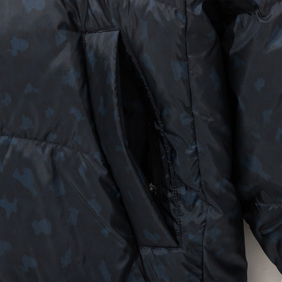 ダウンジャケット Kompakt Record Bar ネイビーレオパード - 14908119-S | NEW ERA ニューエラ公式オンラインストア