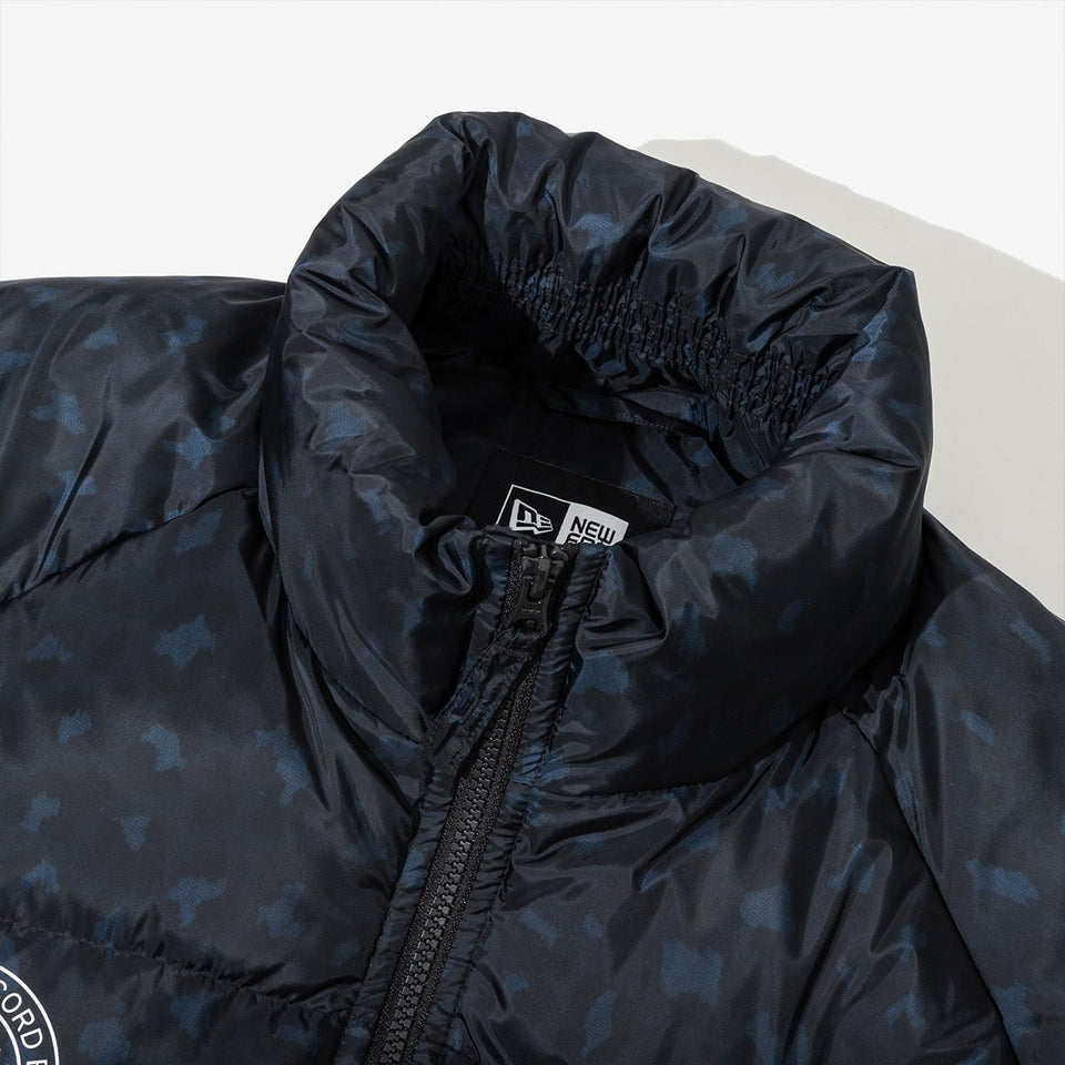 ダウンジャケット Kompakt Record Bar ネイビーレオパード - 14908119-S | NEW ERA ニューエラ公式オンラインストア