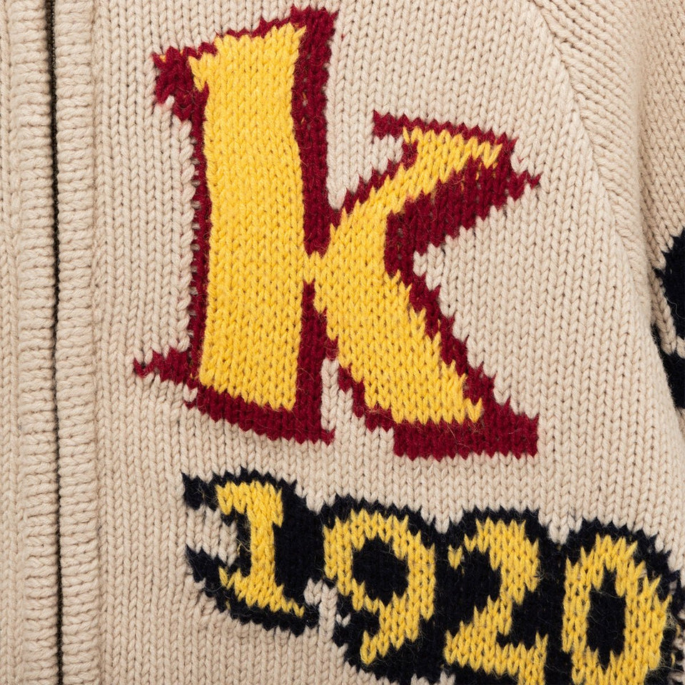 カウチンカーディガン Kompakt Record Bar アイボリー - 14908120-S | NEW ERA ニューエラ公式オンラインストア