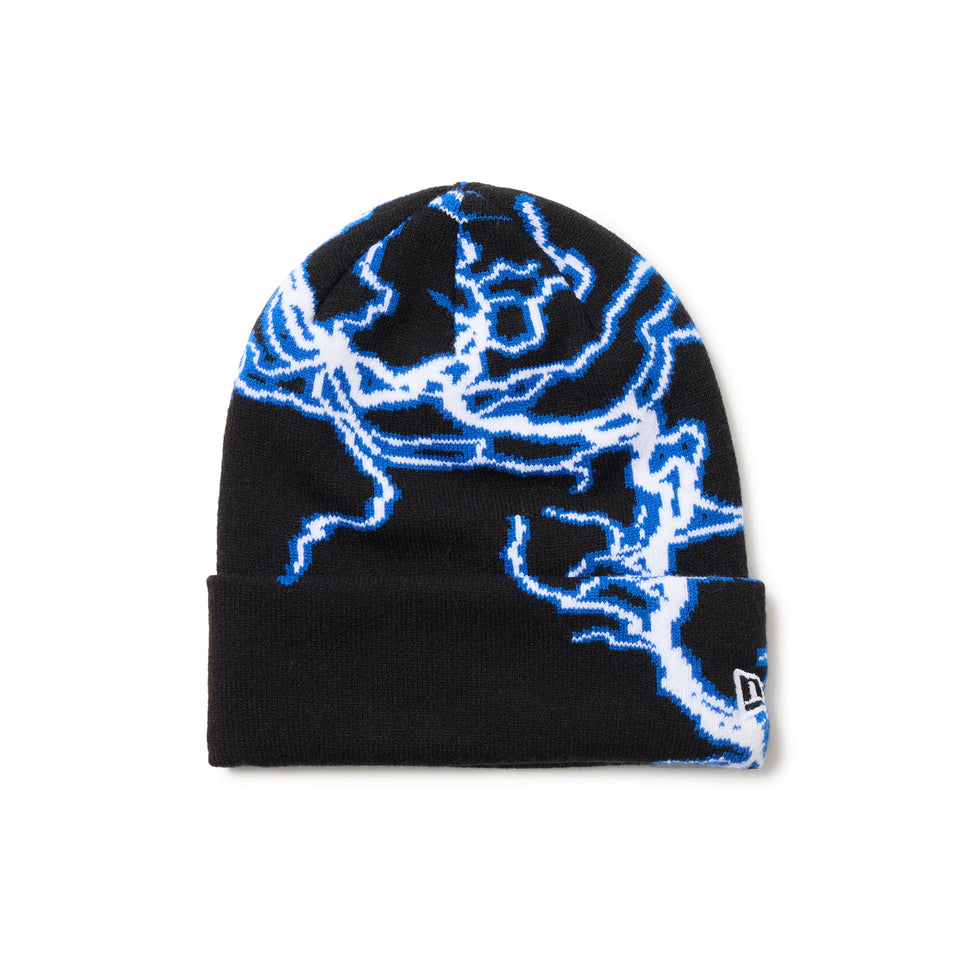 Yページ ベーシック カフニット Y's FW25 レザーパッチ ブラック | ニューエラ