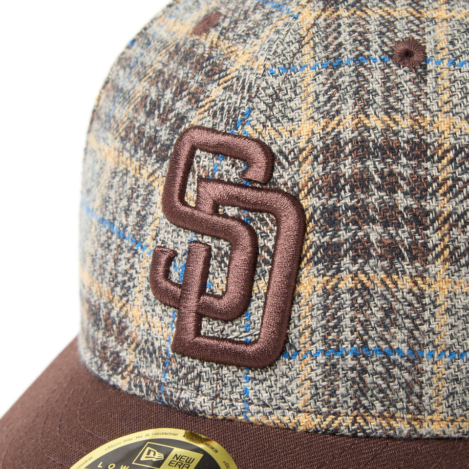 LP 59FIFTY フランネル チェック サンディエゴ･パドレス ブラウン バーンウッド - 14667657 - 700 | NEW ERA ニューエラ公式オンラインストア