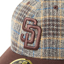 LP 59FIFTY フランネル チェック サンディエゴ･パドレス ブラウン バーンウッド - 14667657 - 700 | NEW ERA ニューエラ公式オンラインストア