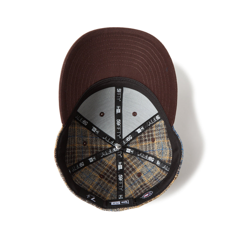 LP 59FIFTY フランネル チェック サンディエゴ･パドレス ブラウン バーンウッド - 14667657 - 700 | NEW ERA ニューエラ公式オンラインストア