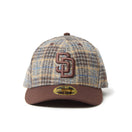 LP 59FIFTY フランネル チェック サンディエゴ･パドレス ブラウン バーンウッド - 14667657 - 700 | NEW ERA ニューエラ公式オンラインストア