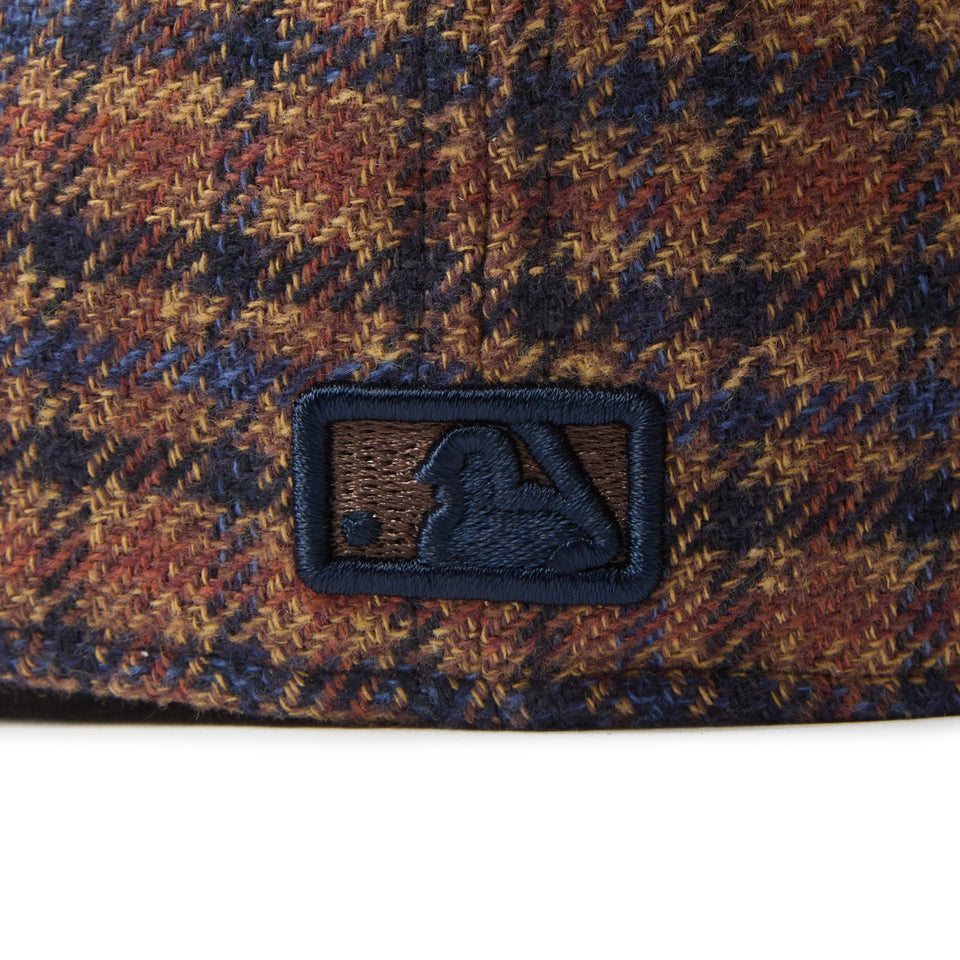 LP 59FIFTY フランネル チェック ニューヨーク・ヤンキース ブラウン ネイビー - 14667658 - 700 | NEW ERA ニューエラ公式オンラインストア