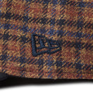 LP 59FIFTY フランネル チェック ニューヨーク・ヤンキース ブラウン ネイビー - 14667658 - 700 | NEW ERA ニューエラ公式オンラインストア