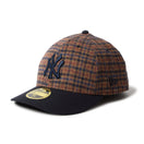 LP 59FIFTY フランネル チェック ニューヨーク・ヤンキース ブラウン ネイビー - 14667658 - 700 | NEW ERA ニューエラ公式オンラインストア