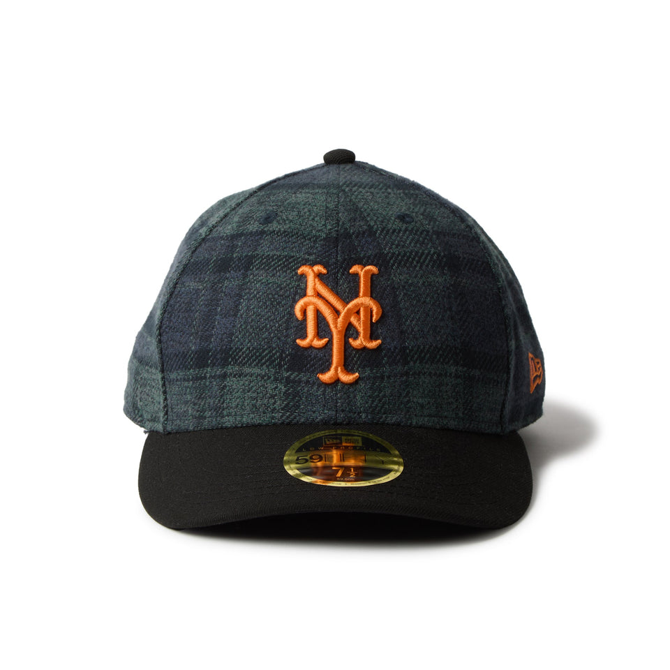 LP 59FIFTY フランネル チェック ニューヨーク・メッツ グリーン ブラック - 14667659 - 700 | NEW ERA ニューエラ公式オンラインストア