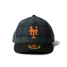 LP 59FIFTY フランネル チェック ニューヨーク・メッツ グリーン ブラック - 14667659 - 700 | NEW ERA ニューエラ公式オンラインストア