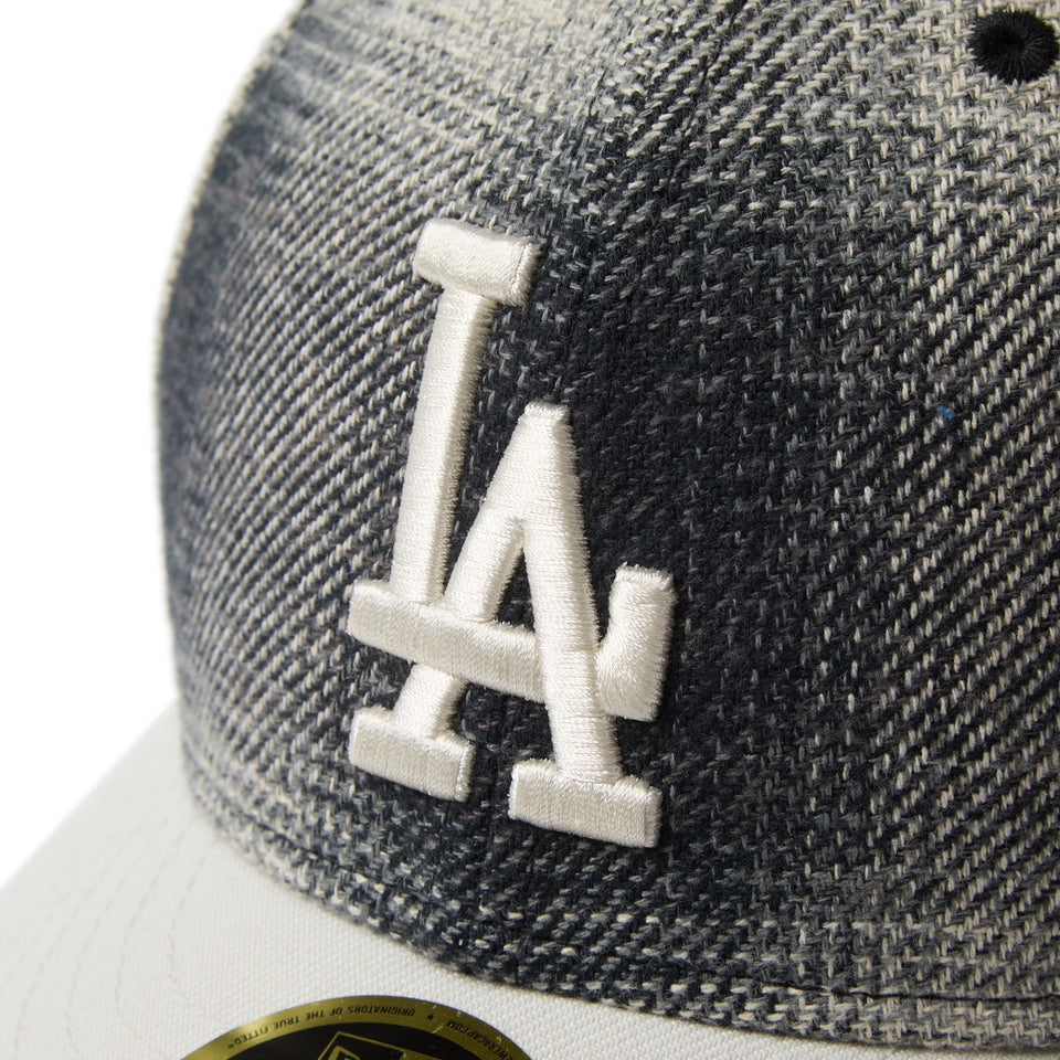 LP 59FIFTY フランネル チェック ロサンゼルス・ドジャース ブラック ストーン - 14667660 - 700 | NEW ERA ニューエラ公式オンラインストア