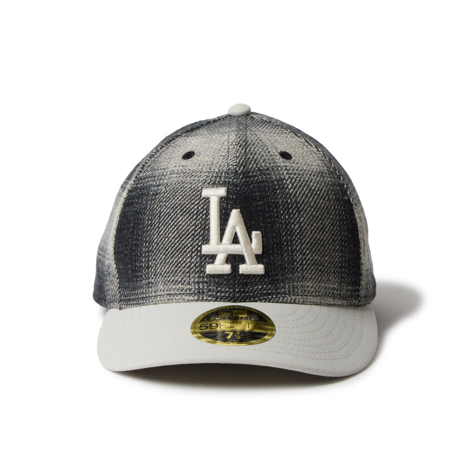 LP 59FIFTY フランネル チェック ロサンゼルス・ドジャース ブラック ストーン - 14667660 - 700 | NEW ERA ニューエラ公式オンラインストア