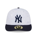LP 59FIFTY 59FIFTY DAY Memorial Collection ニューヨーク・ヤンキース オールオーバーエンブロイダリー ホワイト ネイビーバイザー - 14677003 - 700 | NEW ERA ニューエラ公式オンラインストア