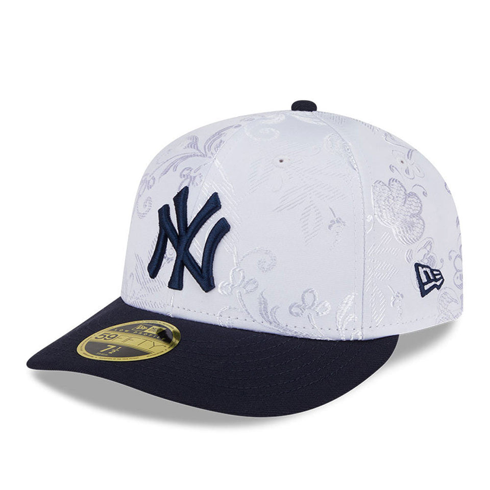 LP 59FIFTY 59FIFTY DAY Memorial Collection ニューヨーク・ヤンキース オールオーバーエンブロイダリー ホワイト ネイビーバイザー - 14677003 - 700 | NEW ERA ニューエラ公式オンラインストア