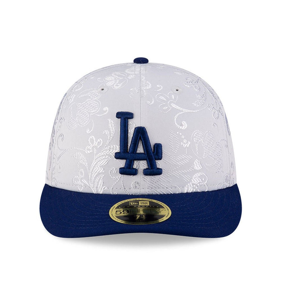 LP 59FIFTY 59FIFTY DAY Memorial Collection ロサンゼルス・ドジャース オールオーバーエンブロイダリー ホワイト ダークロイヤルバイザー - 14677005 - 700 | NEW ERA ニューエラ公式オンラインストア