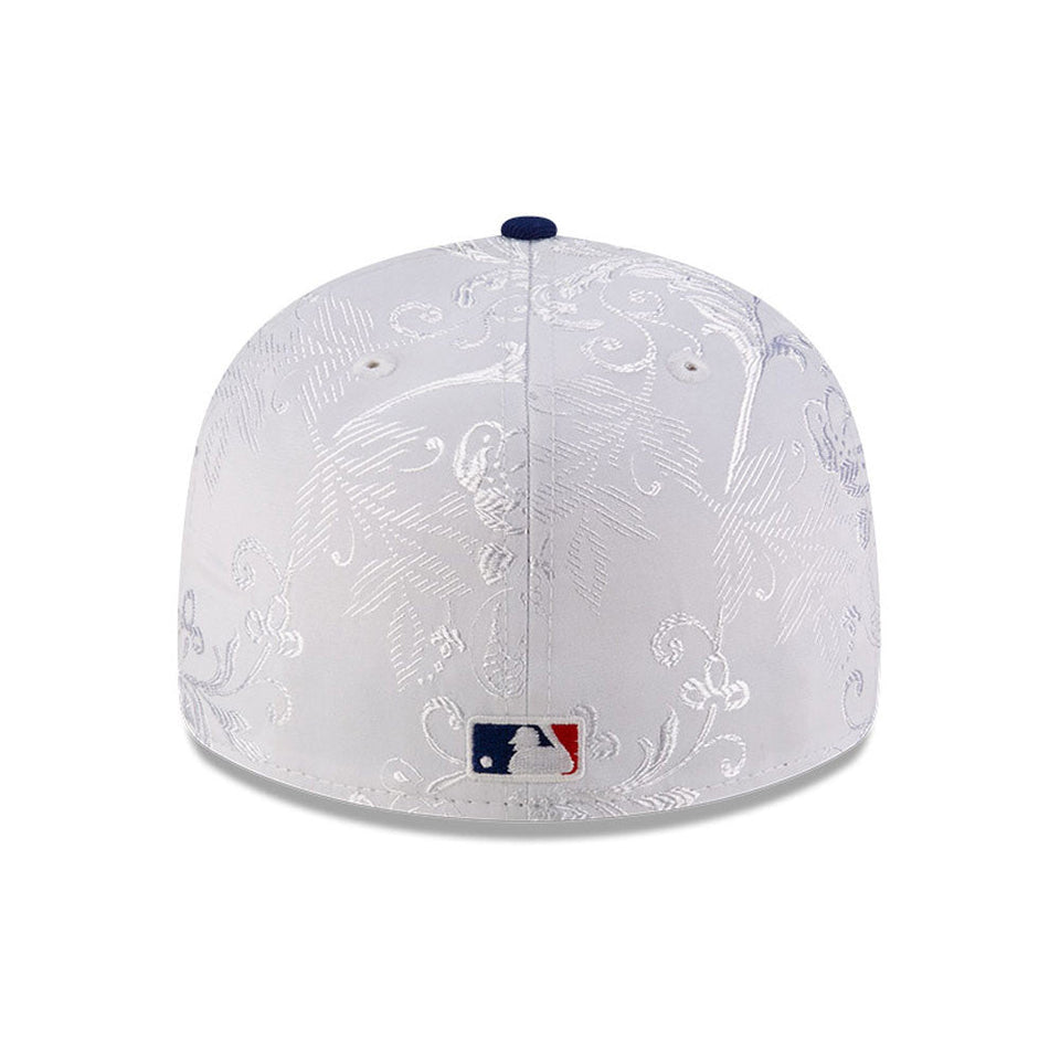 LP 59FIFTY 59FIFTY DAY Memorial Collection ロサンゼルス・ドジャース オールオーバーエンブロイダリー ホワイト ダークロイヤルバイザー - 14677005 - 700 | NEW ERA ニューエラ公式オンラインストア