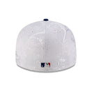 LP 59FIFTY 59FIFTY DAY Memorial Collection ロサンゼルス・ドジャース オールオーバーエンブロイダリー ホワイト ダークロイヤルバイザー - 14677005 - 700 | NEW ERA ニューエラ公式オンラインストア