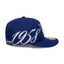 LP 59FIFTY 59FIFTY DAY Memorial Collection ロサンゼルス・ドジャース est.1958 ダークロイヤル グリーンアンダーバイザー - 14700174 - 700 | NEW ERA ニューエラ公式オンラインストア