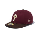 LP 59FIFTY Duck Canvas ダックキャンバス フィラデルフィア・フィリーズ クーパーズタウン マルーン ウォルナットバイザー - 14109453 - 700 | NEW ERA ニューエラ公式オンラインストア