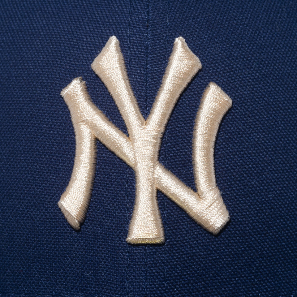 LP 59FIFTY Duck Canvas ダックキャンバス ニューヨーク・ヤンキース ブラック オーシャンサイドブルーバイザー - 14109459 - 700 | NEW ERA ニューエラ公式オンラインストア